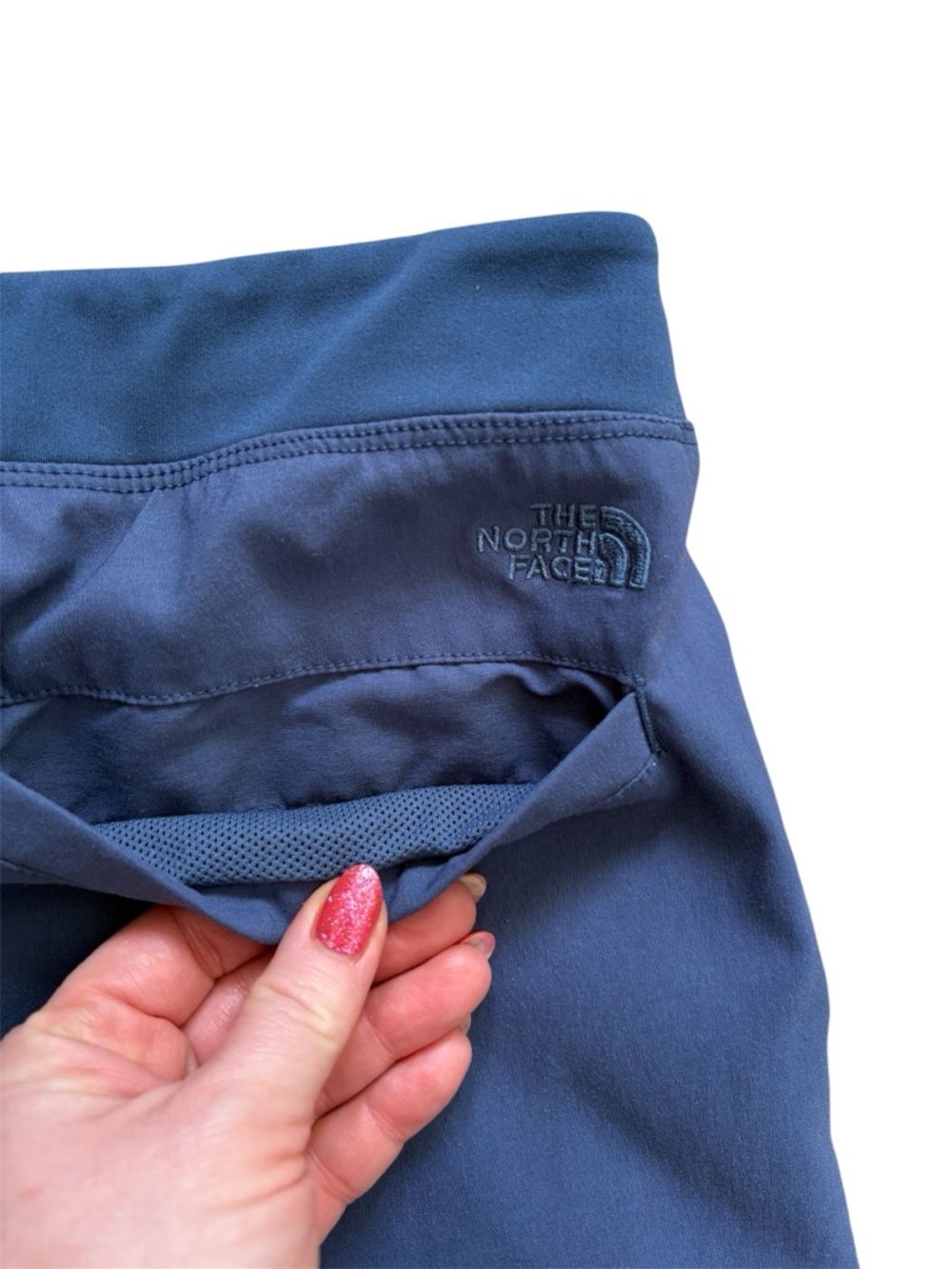 The North Face Classic V Ankle Jogger Pants Hiking Blue - Picture 12 of 14